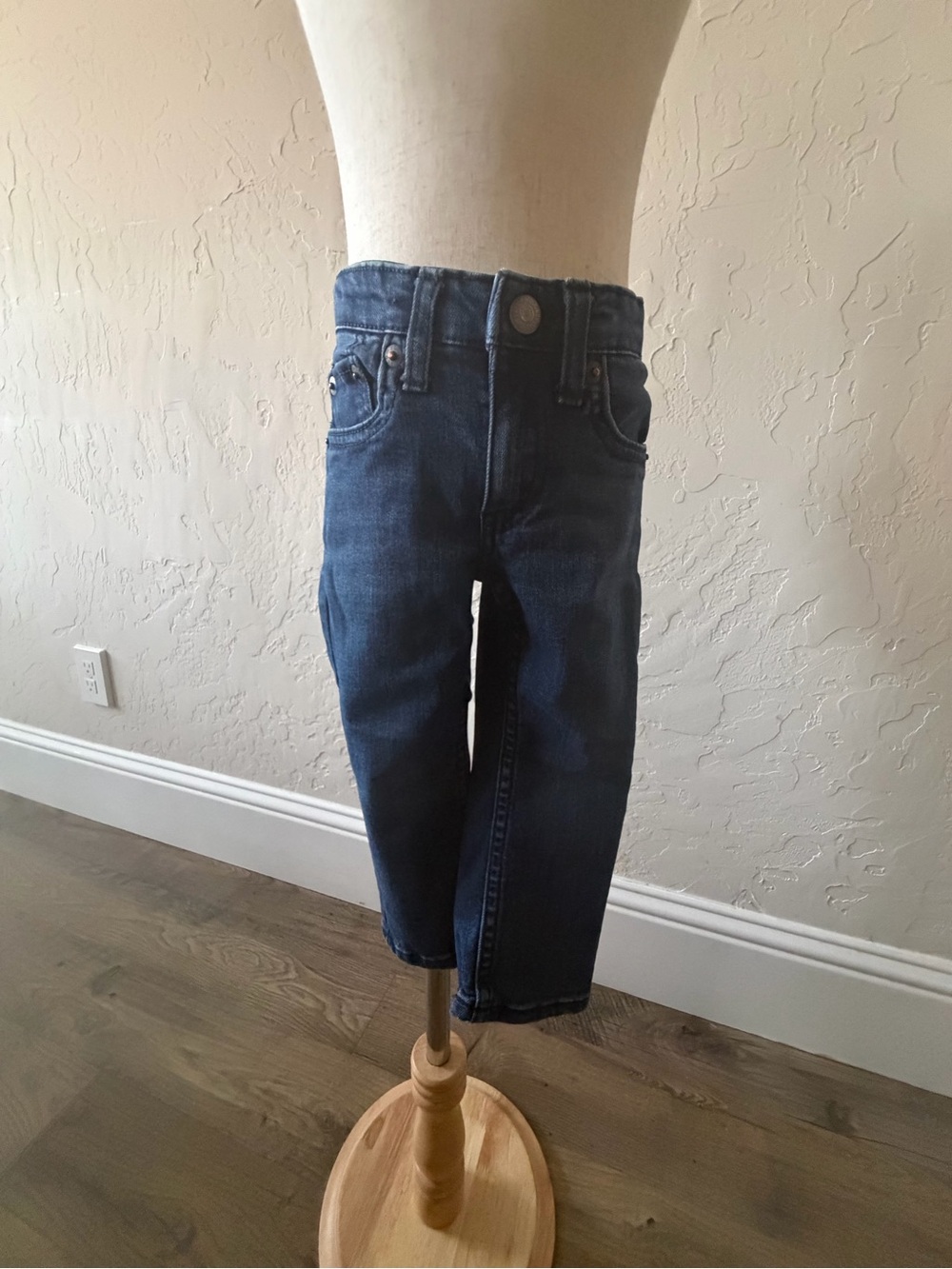 Levis Kids Dark Blue Denim Jeans - Classic Straight Fit